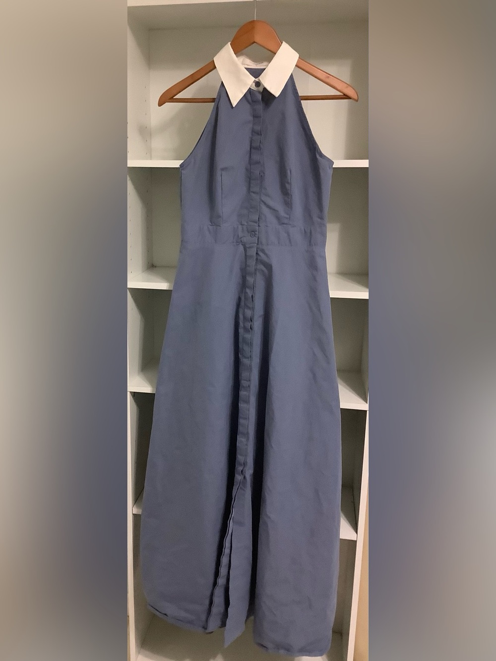 Commense Button Up Collar Dress Size Small